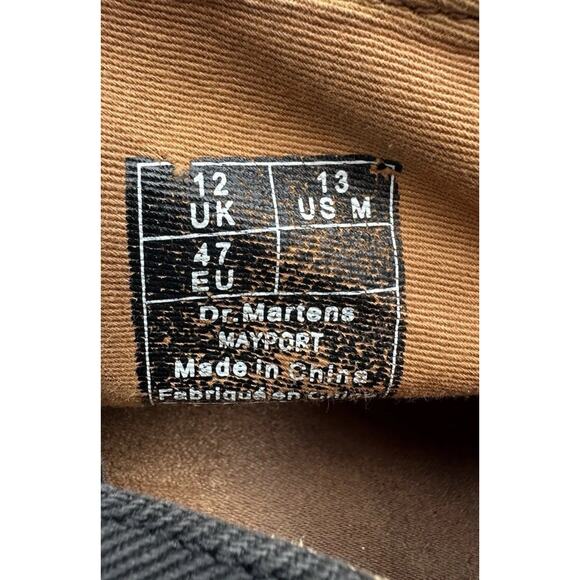 Dr Martens Men Mayport Canvas Chukka Desert Boots Size 13 Used Faded main image 8